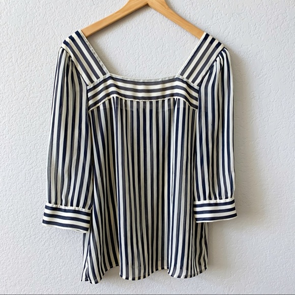 Urban Outfitters Tops - 💫URBAN OUTFITTERS Pins Needles Sheer Striped Top